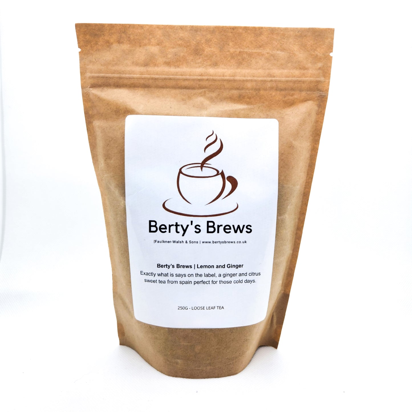 Berty's Brews - Loose leaf lemon and ginger tea