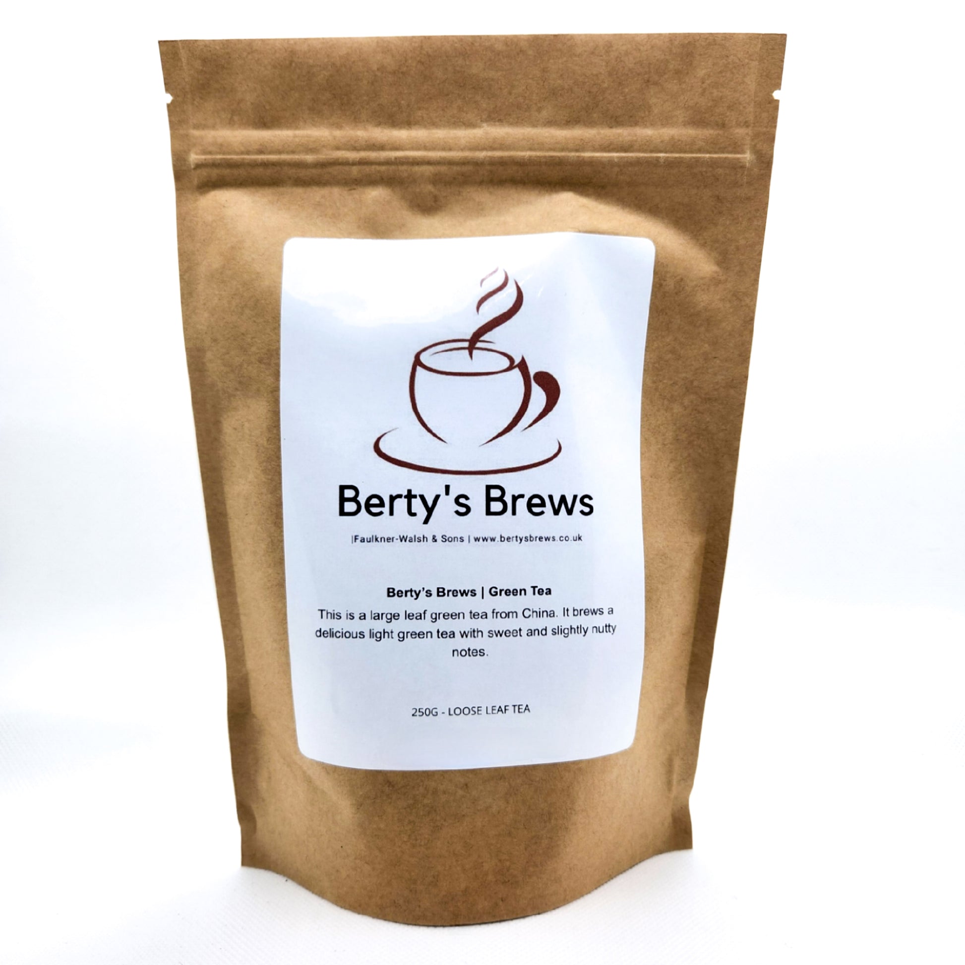 Berty's Brews - Loose leaf gunpowder green tea